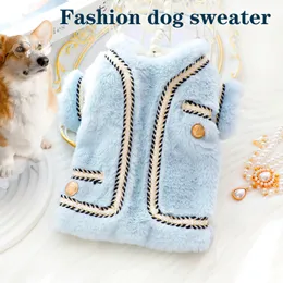 Vestuário para cães Cão roupas de trabalho de inverno Vestido de cão de Natal Princesa Cão suéter lã espessada quente pequeno cão inverno moda tendência roupas para cães 231216