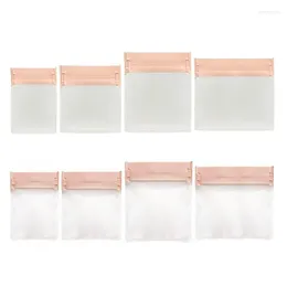 Jewelry Pouches 50 Count Resealable Bags Durable Adornment Storage Sorting Porches For Beads Buttons Souvenirs Pos Coins
