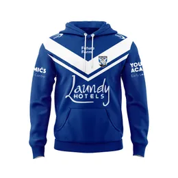 NRL Jersey Sweatshirts 2023 2024 Yeni Avustralya Belleville Bulldogs NRL Yelek Kapşonlu Erkekler Spor Giyeri Külotu Açık Hoodies NRL Chanrl IEA