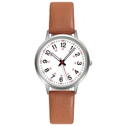 Other Watches Fashion Women Watch Elegant Quartz PU Leather Strap Wristwatch For Ladies Dress Clock Back Light Reloj Mujer 231216