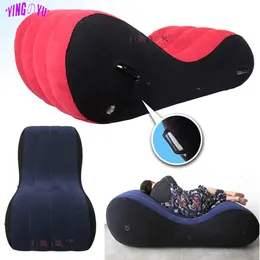 Sex Furniture BDSM Inflatable Sex Sofa Bed Sexual Position Pad Sex Furniture 18 Adult Games Erotic Toys for Couples Love Cushions Pillow Chair 231216