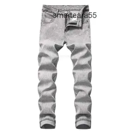 Herren Jeans Herren Stretch Slim Style North American Denim Hosen Mode Casual2024