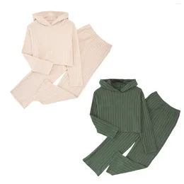 Set di abbigliamento Bambina per bambini Stampa Felpa a maniche lunghe Top e pantaloni Set Completi da 2 pezzi Coperte per vestiti per bambini per ragazza