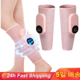 Foot Massager 360 ° ساق ضغط الهواء مع ضغط الحرارة 3 أوضاع لاسلكية تدليك العضلات الدورة الدموية للشيوخ 231216