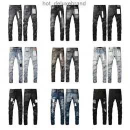 Jeans Denim-Hosen Herren Designer Jean Herren Schwarze Hosen Hochwertige Qualität Gerades Design Retro Streetwear Lässige Jogginghose Designer Lila Jeans Jogger Pan 4JNC