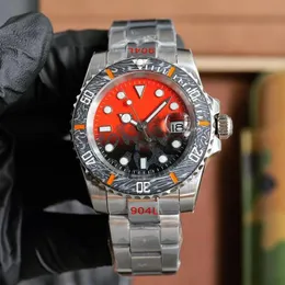 Tasarımcı İzler Erkekler Otomatik Saat Mavi/Siyah Dial Lüks Saat Safir Mekanik Saat 904L Çelik 40mm Moissanite Watchc Saatler Adam Kutu Bilek saati ile İzle