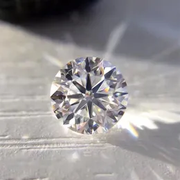 Moissanite sciolta da 3 0-15 mm, 1,0 ct, 6,5 mm, colore D, taglio brillante rotondo, pietra preziosa VVS1 con certificato GRA205d