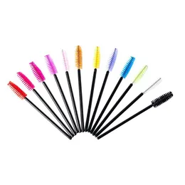 Makeup Brushes 15 000 st/Lot Black Disponible Eyelash Brush Mascara Wands Applicator Makeup Cosmetic Tool Drop Delivery Health Beauty OT2NS