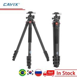 Supporti CAVIX CT2540 Treppiede da viaggio in fibra di carbonio Portata massima 10 kg con gimbal spedizione gratuita