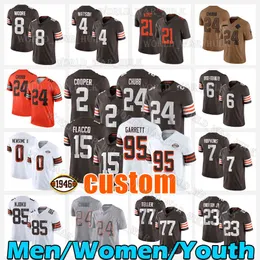 24 Nick Chubb 15 Maglia da calcio Joe Flacco 95 Myles Garrett 4 Deshaun Watson 2 Amari Cooper 8 Elijah Moore 77 Wyatt Teller 7 Dustin Hopkins Martin Emerson Jr. Denzel Ward