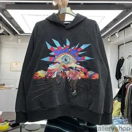 Męskie bluzy bluzy vintage haft hafdery hafa błędów bluzy mężczyźni kobiety Najlepsza jakość Hip Hop pullover umyte luźne polar