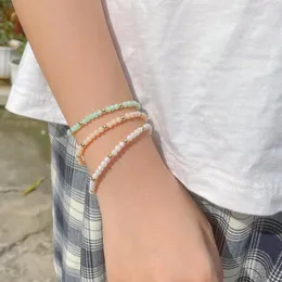 Strand C.QUAN CHI Crystal Beads Bracelets Hand-Woven Rope Beach Fashion Women Bangles