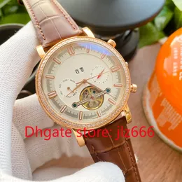 Orologio da uomo orologio meccanico design di lusso PP movimento meccanico completamente automatico tourbillon impermeabile impermeabile 50 m, superficie a specchio in zaffiro,dd