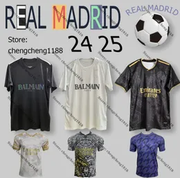 24 25 Тренировочная футболка Madrids Camiseta 8th Champions Football Jersey 24 Special Edition China Dragon Real Madrids Belingham Foot Джерси Несколько клубных футболок S-2XL