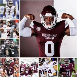 Personalizado Marcus Banks Esaias Furdge Mississippi State Footballball Jersey Asher Morgan Leon Bell Albert Reese IV Ryland Goede Nick Lauderdale Gabe Moore