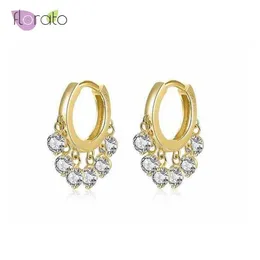 High Quality 925 Sterling Silver small Hoop Earrings for Women Gold Silver color Earrings Fashion Jewelry 2020304D