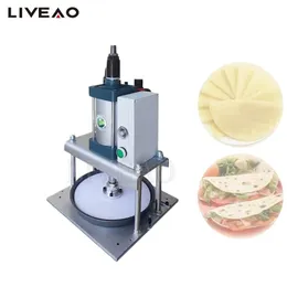 Pressa per appiattire la torta domestica commerciale Macchina pneumatica per pressa per pasta da tavolo Pressa per pancake personalizzata per pane e pizza