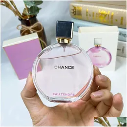 Perfume Solid Perfume Women Per Eau Tender 100Ml Chance Spray Good Smell Long Lasting Lady Fragrance Drop Delivery Health Beauty Deodorant