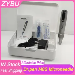 Hemanvändning Skinvård Mikro nålrulle Dr.Pen Ultima M8s Microneedling System Dr Pen MTS Stamp Dermapen Mesoterapi Ansiktsföryngring Hårtillväxt Kit