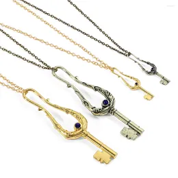 Pendant Necklaces Anime Suzume No Tojimari Necklace Munakata Souta Key Couple Neck Chains For Women Men Jewelry Accessories Gift