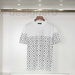 Męskie swobodne letnie tshirt ubrania luksusowy monogram gradient t-shirt dla mężczyzn designerskie koszulki koszula męska odzież streetwear ekip