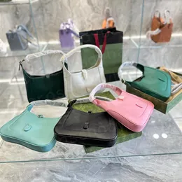 2023 bolsa de designer de luxo pequena bolsa feminina multicolorido saco de compras de um ombro bolsa feminina designer bolsa de couro com zíper