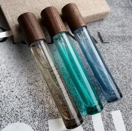 Storage Bottles 10ml Glass Perfume Blue Green Brown Color Press Spray Of Fragrance Essential Oil Empty Refillable Bottle SN1829
