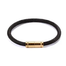 Designer Bracelet Charm t Fashion Leather Magnetic Buckle Size Unisex High Quality Luxury Jewelry Ladies Men Bracelet Whole258d