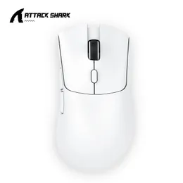 Myse Attack Shark R1 1000Hz Bluetooth Myszka 18000dpi PAW3311 TRI Connection Macro Gaming 231216