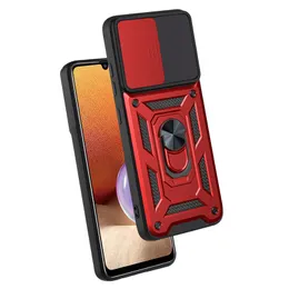 Samsung A04 A14 A54 A13 A33 A12 A72 A82 Magnetic Kickstand Armor Shockproof Phone Case Shell의 슬라이딩 카메라 디자이너 휴대 전화 케이스