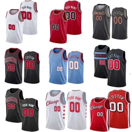 2023 Custom Mens Womens Chicago''Bulls''Jersey 11 DeMar DeRozan 9 Nikola Vucevic Zach 8 LaVine Alex 6 Caruso Basketball Jerseys