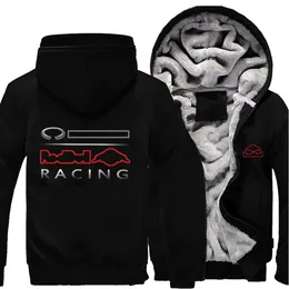 Vestuário 2023 Nova Equipe F1 Hoodie Outono e Inverno Mens Engrossar Jaqueta Com Capuz Ao Ar Livre Corrida Esporte Motocicleta Alta Qualidade Coa