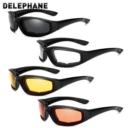 Eyewears 3-teilige Motorrad-Fahrradbrille, gepolsterte Schutzbrille, UV-Schutz, staubdicht, winddicht, Fahrrad-Sonnenbrille für Outdoor-Sportreiten