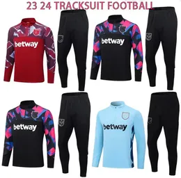 2024 West Hams Soccer Tracksuits 23 24 Fãs Jogador Versão Anderson United Rice Bowen Antonio P.fornals Noble Fornals Dawson Training Sets Manga Longa