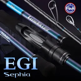 Pręty wędkarskie łódki Węgiel Egi Spinning Luekiller Sephia 762ML782M832ML Szybka akcja Squid Jig PE 0410 #1835 230613