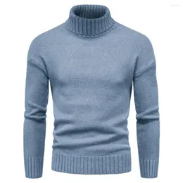 Herensweaters Gebreide trui Hoge hals Mode met lange mouwen
