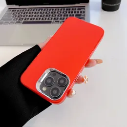 DIY Plain Protective Phone Falls för iPhone 15 14 11 13 12 11 Pro Max Back Hard PC Cover Parfodral Elektropläterad kinesisk röd 300 st