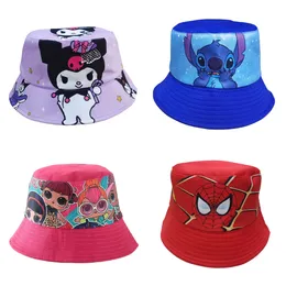 29 стилей, детская шляпа-ведро, дизайнерская мультяшная шляпа, уличная кепка в стиле хип-хоп, встроенная кепка для детей zx332