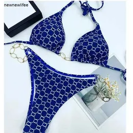 Beach Swimwear Woman Underwear Brand Letter Bikini Set Sexy Bikinis Brazilian Swimsuits Mini With Tags Favourite