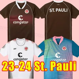 23 24 ST Paulis MAGLIE DA CALCIO 2023 2024 BECKER IRVINE KYEREH HARTEL Maglia Maillots De Foot SMITH PAQARADA MEDIC uniformi da calcio