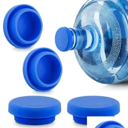Andere Trinkgefäße 5-Gallonen-Wasserkrug Trinkgefäß-Deckelkappe Sile Auslaufsicherer wiederverwendbarer Ersatz Passend für 55-mm-Flaschen Drop Delivery Home Ga Dhvul