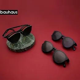 Modne okulary przeciwsłoneczne Ramki 2 w 1 magnes okulary przeciwsłoneczne Kobiety i mężczyźni spolaryzowana rama okulary z klipsem okrągły UV400 x3181 231218