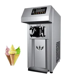 Macchina per produrre gelato soft commerciale in acciaio inossidabile da tavolo 110V 220V