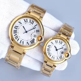 Zegarki Designer's Watch okrągły złoty kwarc zegarek ze stali nierdzewnej Super Luminous Watch Waterproof Watch Wather Watch Montre de Luxe Dropshipping Watches