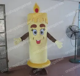 Christmas Candle Mascot Costume Cartoon Character Outfits Halloween Carnival Dress Suits Adult Size Birthday Party Outdoor Outfit