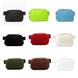 Sacos de yoga em todos os lugares saco de cinto fanny pack designer clássico bum peito bumbag nylon mulheres homens ombro crossbody sacos de cintura cor bel