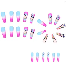 False Nails Rhinestone Setting Colorful Lightweight And Easy To Stick Fake Nail For Manicure Lovers Beauty Bloggers