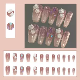 False Nails Luxury Custom Semicured Gel Nail Sticker Real Polish Strips