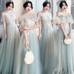 Ethnic Clothing Women Wedding Bridesmaid Team Dress Princess Style Gauze Skirt Classic Elegant Prom Party Qipao Plus Size 3XL Vestidos