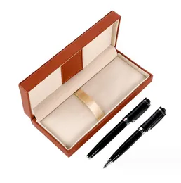 Creative Business Pu Leather Pen Box Promotional Christmas Gift Ballpoint Pencil Storage Case Souvenirer